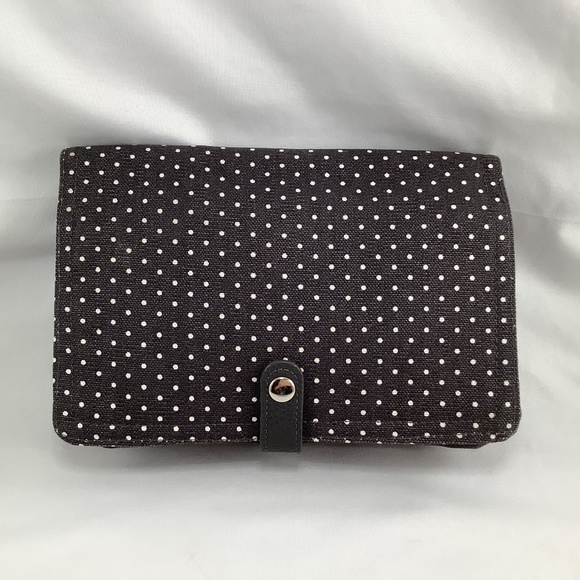 Thirty-One Grey Polka-Dot Clutch Missing Shoulder
